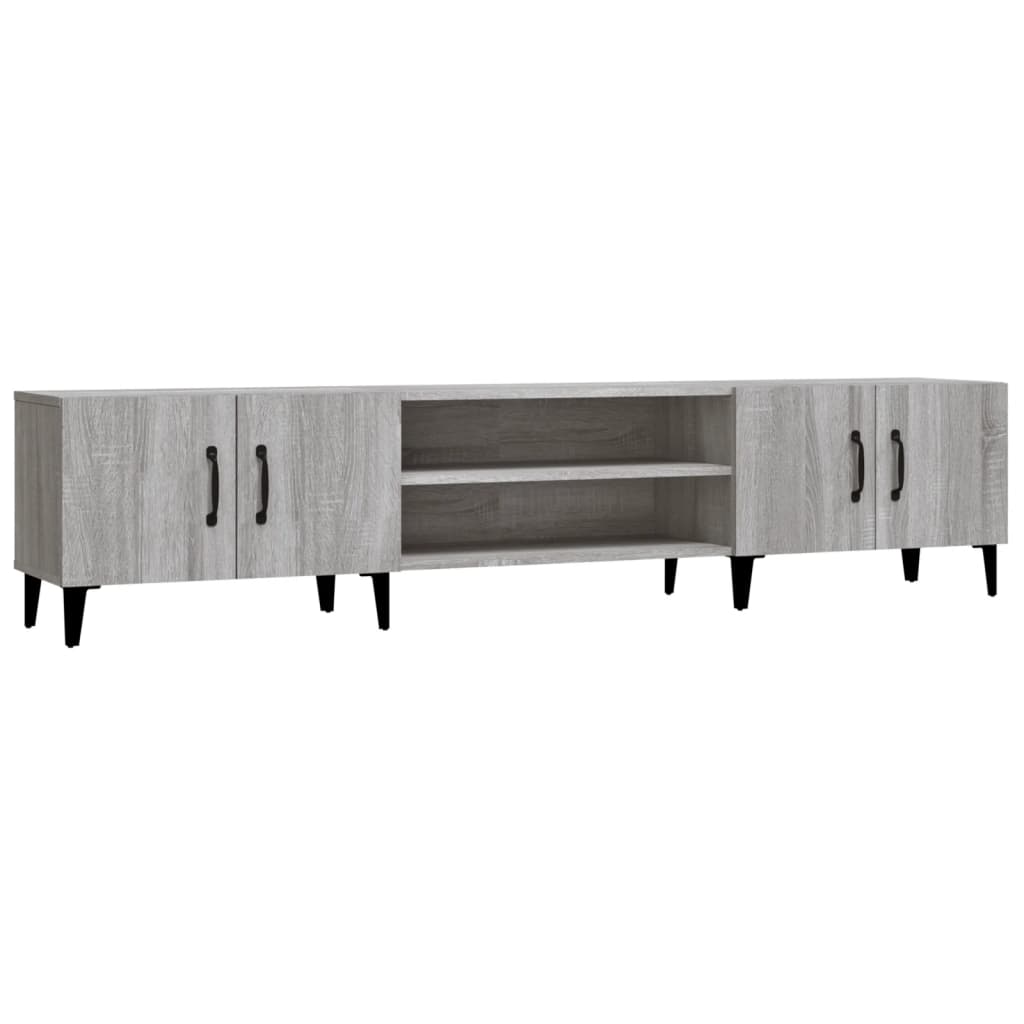Έπιπλο Τηλεόρασης Γκρι Sonoma 180x31,5x40 εκ. από Επεξεργ. Ξύλο - Pakobazaar