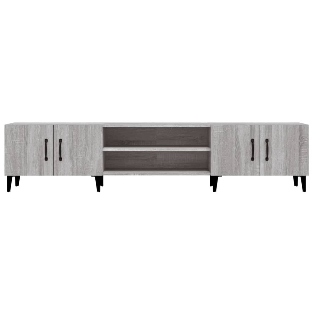 Έπιπλο Τηλεόρασης Γκρι Sonoma 180x31,5x40 εκ. από Επεξεργ. Ξύλο - Pakobazaar