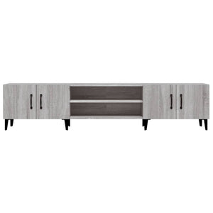 Έπιπλο Τηλεόρασης Γκρι Sonoma 180x31,5x40 εκ. από Επεξεργ. Ξύλο - Pakobazaar