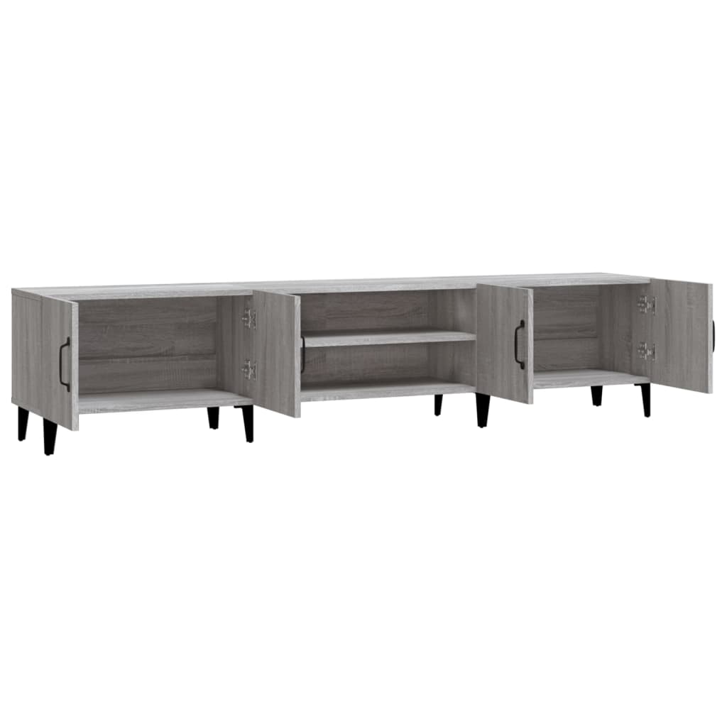 Έπιπλο Τηλεόρασης Γκρι Sonoma 180x31,5x40 εκ. από Επεξεργ. Ξύλο - Pakobazaar