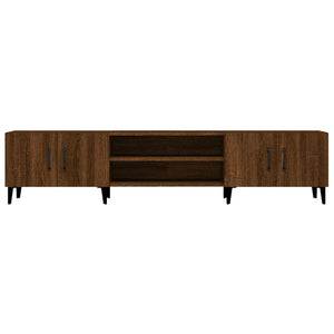 Έπιπλο Τηλεόρασης Καφέ Δρυς 180x31,5x40 εκ. Επεξεργασμένο Ξύλο