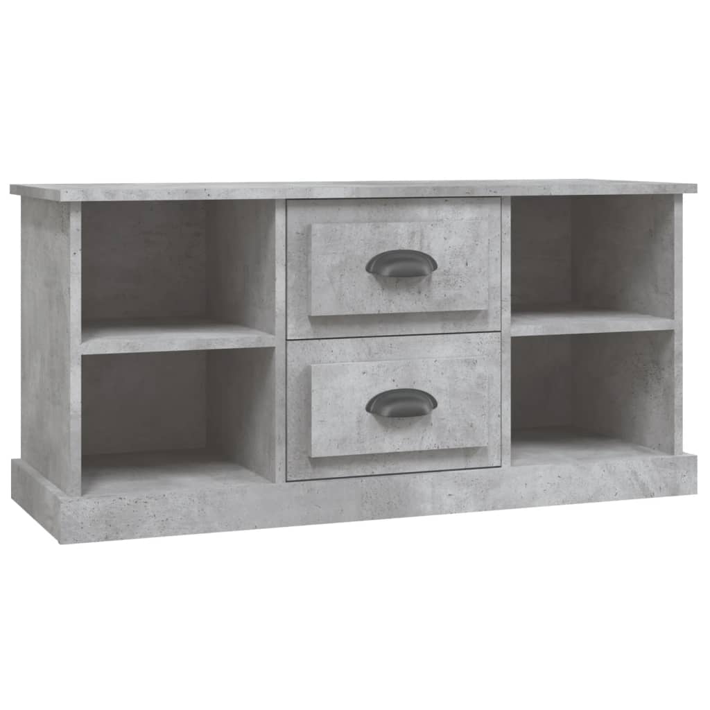 Έπιπλο Τηλεόρασης Γκρι Σκυρ. 99,5x35,5x48 εκ. Επεξ. Ξύλο