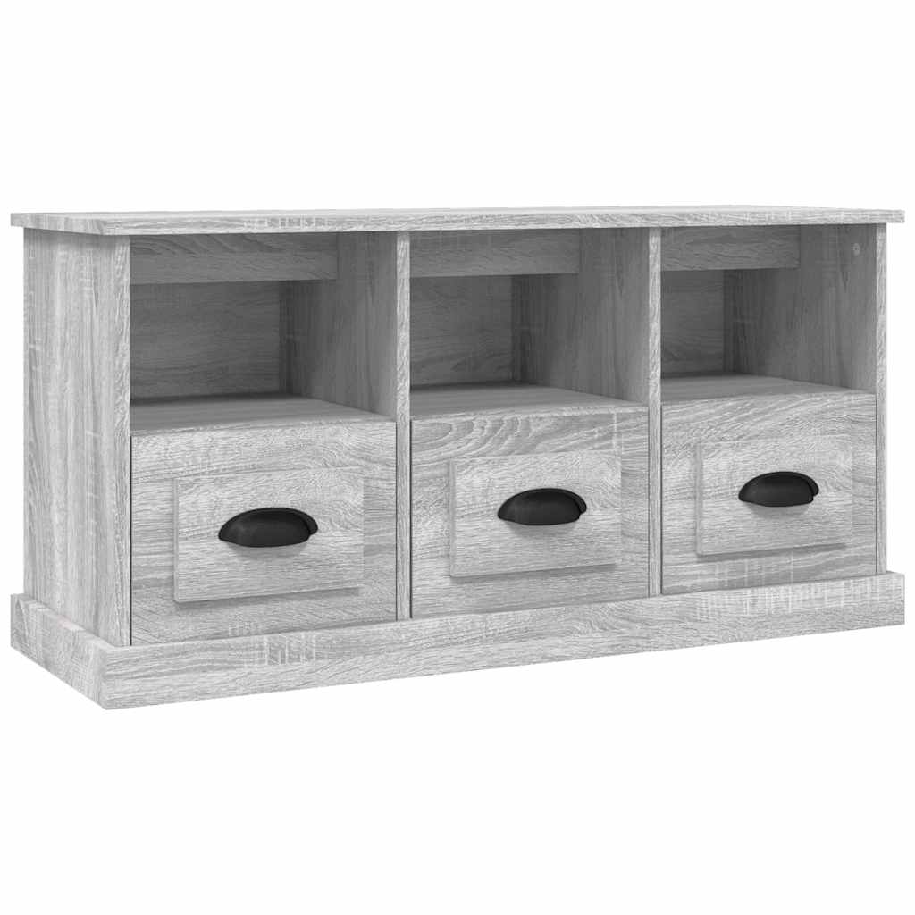 Έπιπλο Τηλεόρασης Γκρι Sonoma 100x35x50 εκ. Επεξεργασμένο Ξύλο