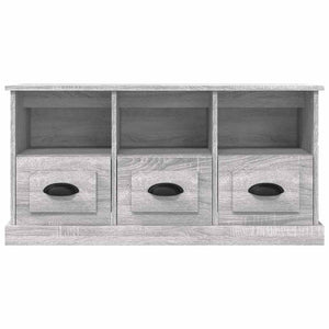 Έπιπλο Τηλεόρασης Γκρι Sonoma 100x35x50 εκ. Επεξεργασμένο Ξύλο