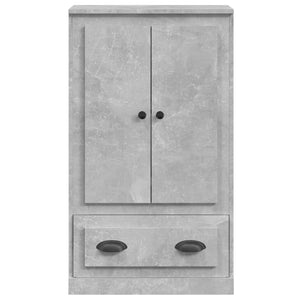 Ντουλάπι Γκρι Σκυροδέματος 60x35,5x103,5 εκ. Επεξεργασμένο Ξύλο