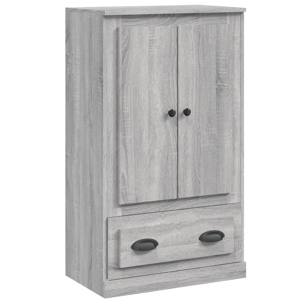 Ντουλάπι Γκρι Sonoma 60x35,5x103,5 εκ. από Επεξεργασμένο Ξύλο