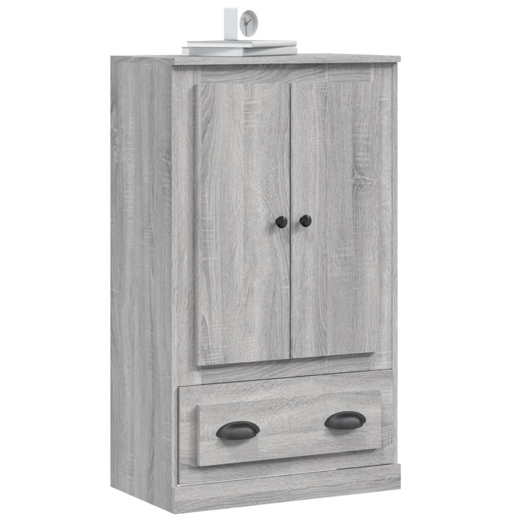 Ντουλάπι Γκρι Sonoma 60x35,5x103,5 εκ. από Επεξεργασμένο Ξύλο