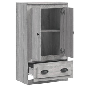 Ντουλάπι Γκρι Sonoma 60x35,5x103,5 εκ. από Επεξεργασμένο Ξύλο