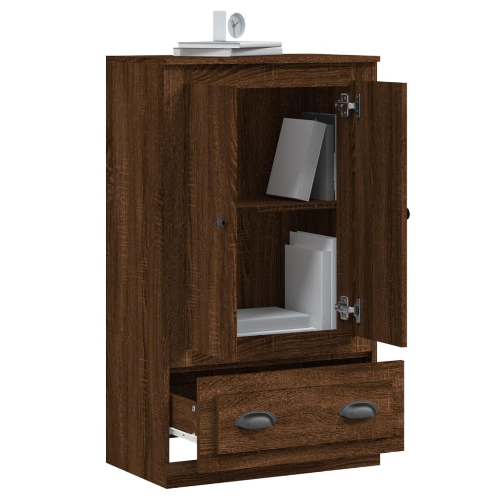 Ντουλάπι Καφέ δρυς 60 x 35,5 x 103,5 εκ. από Επεξεργασμένο Ξύλο