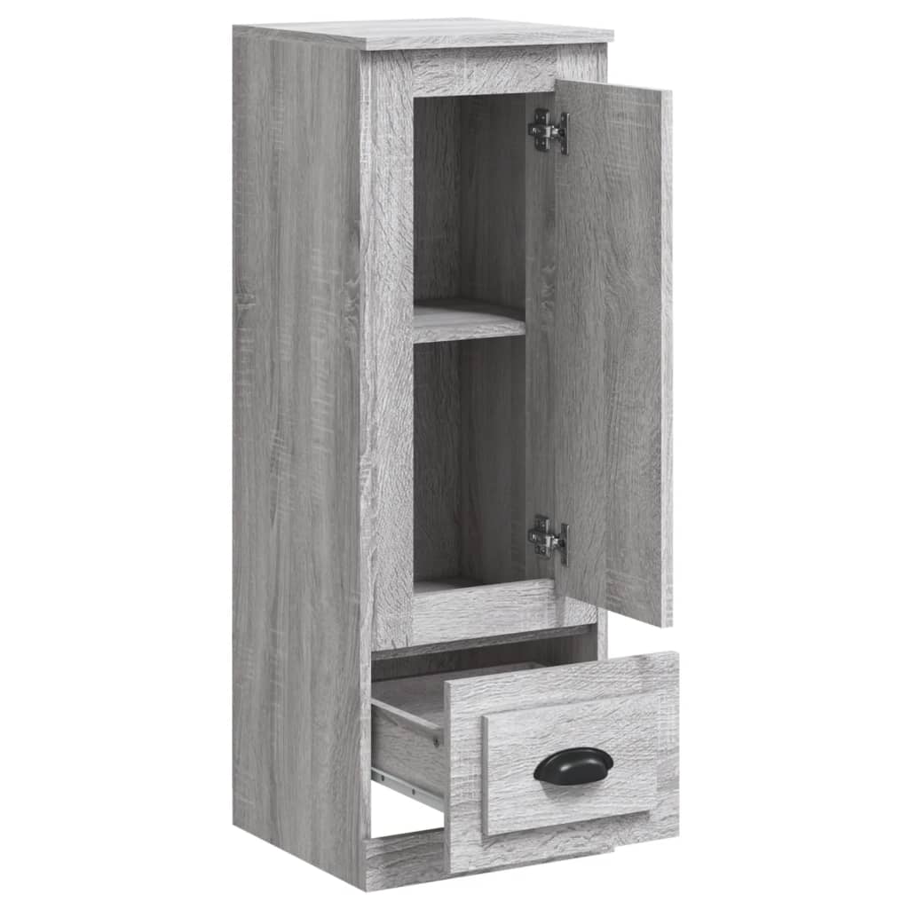 Ντουλάπι Γκρι sonoma 36x35,5x103,5 εκ. από Επεξεργασμένο Ξύλο