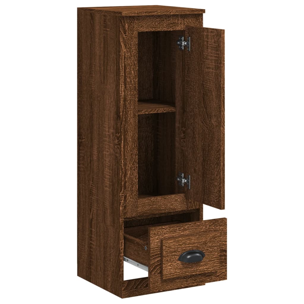 Ντουλάπι Καφέ δρυς 36x35,5x103,5 εκ. από Επεξεργασμένο Ξύλο