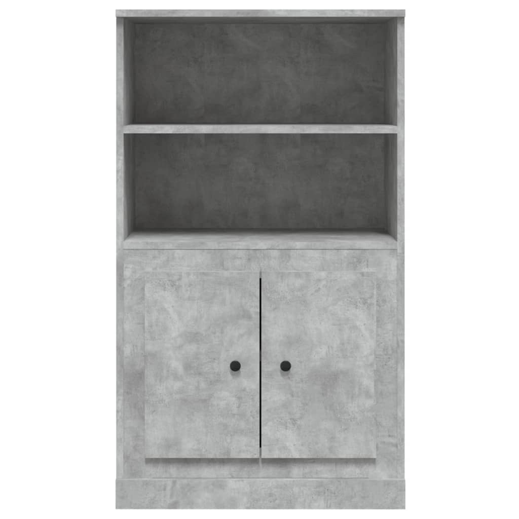 Ντουλάπι Γκρι Σκυροδέματος 60x35,5x103,5 εκ. Επεξεργασμένο Ξύλο - Pakobazaar