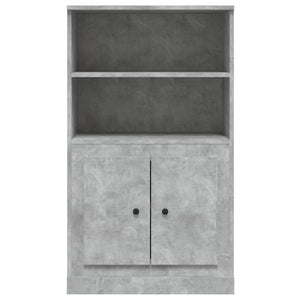 Ντουλάπι Γκρι Σκυροδέματος 60x35,5x103,5 εκ. Επεξεργασμένο Ξύλο - Pakobazaar
