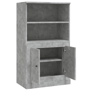 Ντουλάπι Γκρι Σκυροδέματος 60x35,5x103,5 εκ. Επεξεργασμένο Ξύλο - Pakobazaar