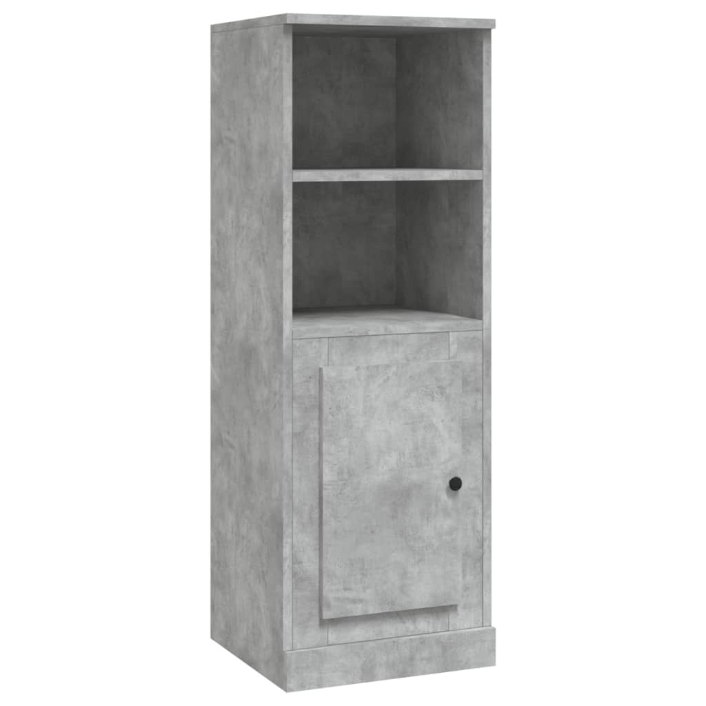 Ντουλάπι Γκρι Σκυροδέματος 36x35,5x103,5 εκ. Επεξεργασμένο Ξύλο - Pakobazaar