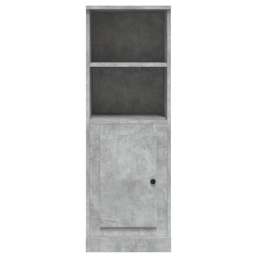 Ντουλάπι Γκρι Σκυροδέματος 36x35,5x103,5 εκ. Επεξεργασμένο Ξύλο - Pakobazaar
