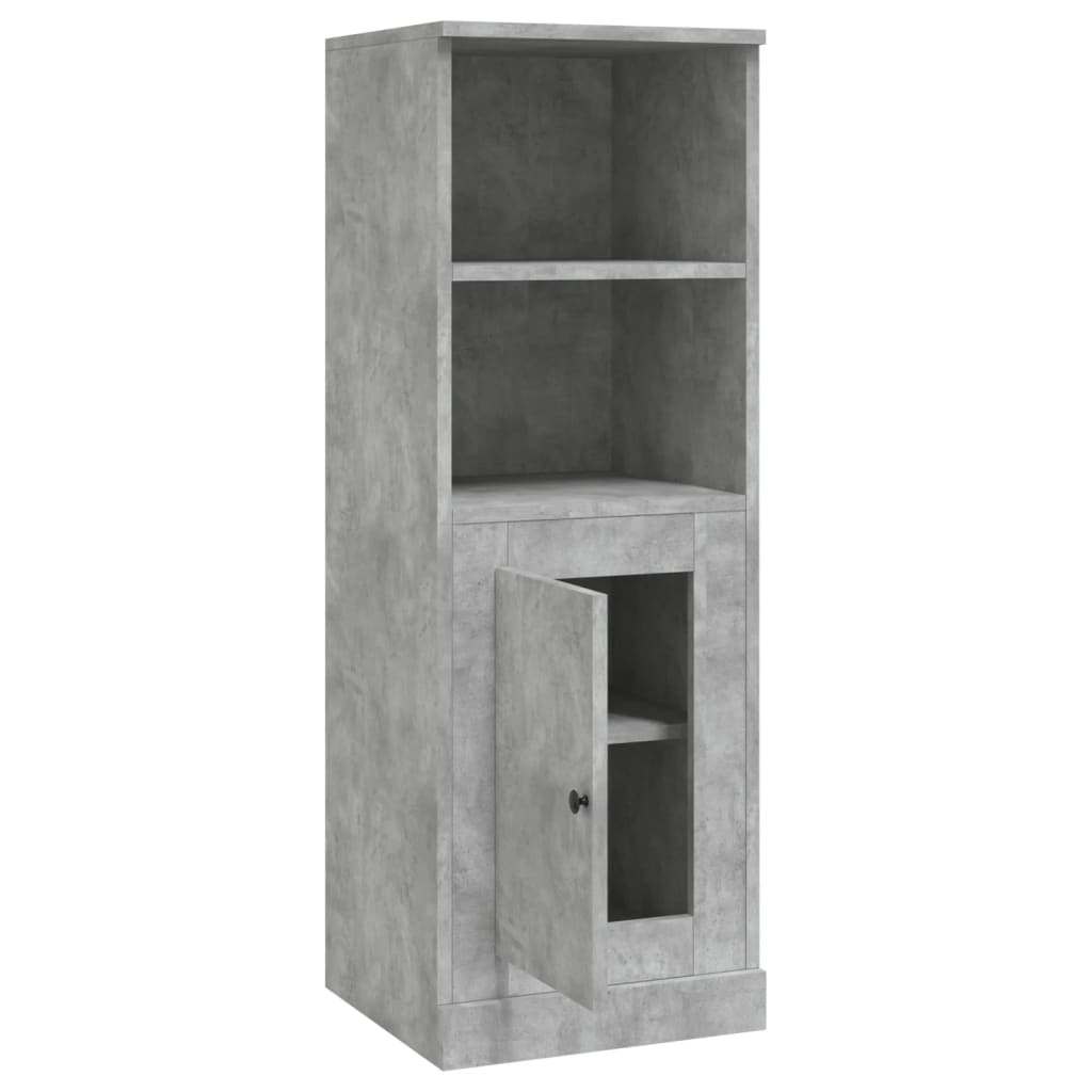 Ντουλάπι Γκρι Σκυροδέματος 36x35,5x103,5 εκ. Επεξεργασμένο Ξύλο - Pakobazaar