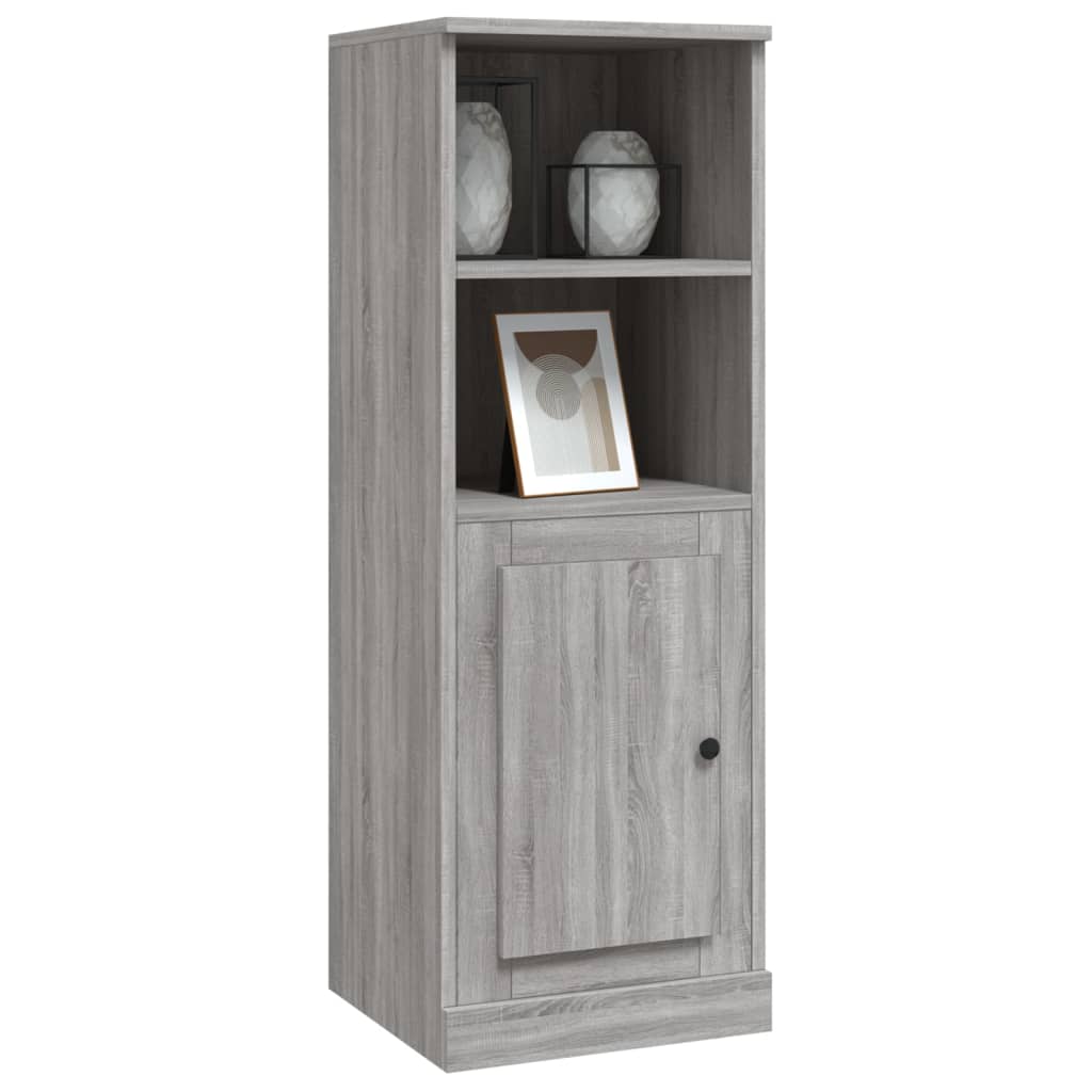 Ντουλάπι Γκρι sonoma 36x35,5x103,5 εκ. από Επεξεργασμένο Ξύλο - Pakobazaar