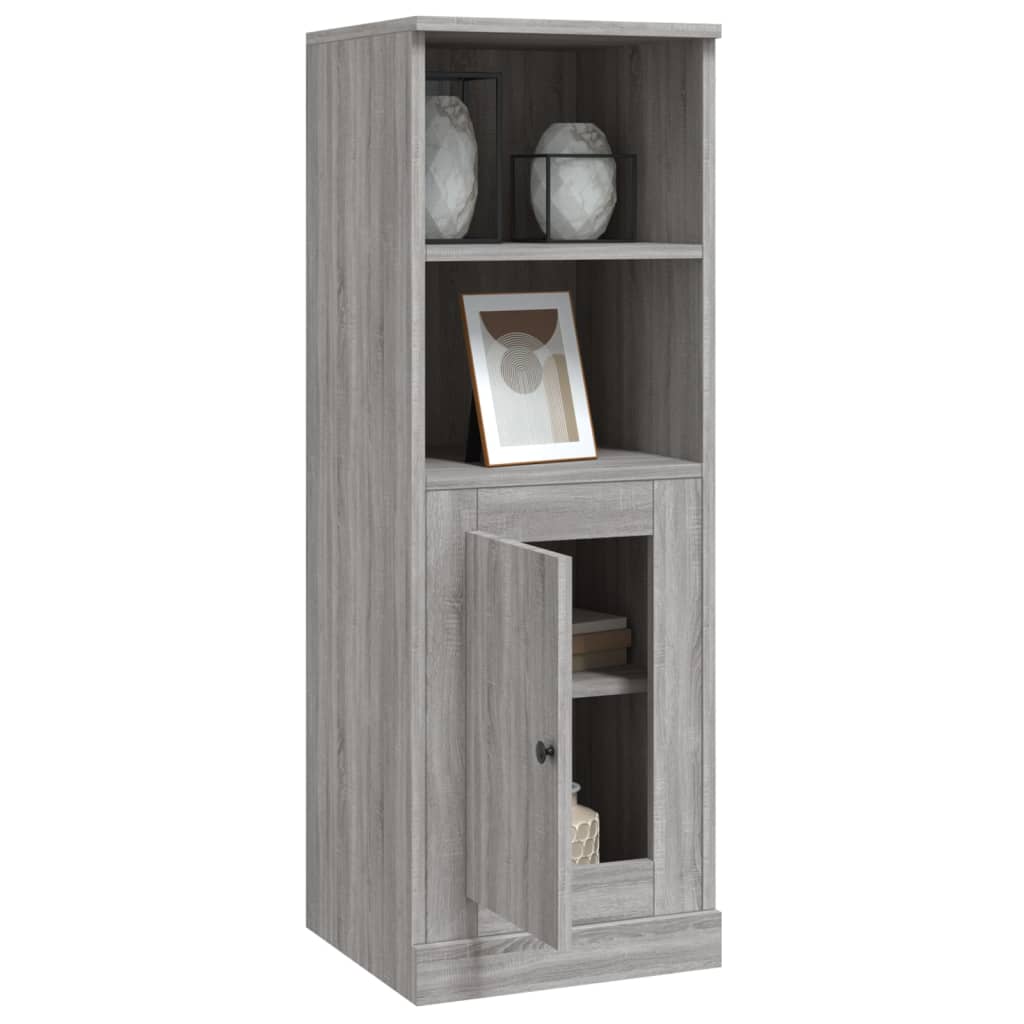 Ντουλάπι Γκρι sonoma 36x35,5x103,5 εκ. από Επεξεργασμένο Ξύλο - Pakobazaar