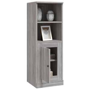 Ντουλάπι Γκρι sonoma 36x35,5x103,5 εκ. από Επεξεργασμένο Ξύλο - Pakobazaar