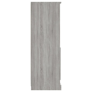 Ντουλάπι Γκρι sonoma 36x35,5x103,5 εκ. από Επεξεργασμένο Ξύλο - Pakobazaar