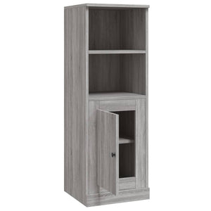 Ντουλάπι Γκρι sonoma 36x35,5x103,5 εκ. από Επεξεργασμένο Ξύλο - Pakobazaar