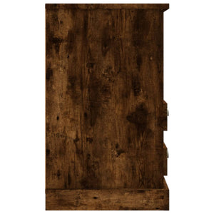 Κομοδίνα 2 τεμ. Καπνιστή Δρυς 43x36x60 εκ.