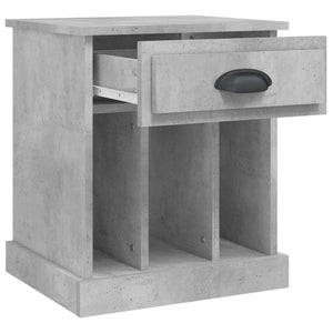 Κομοδίνα Γκρι Σκυροδέματος 43x36x50 εκ.