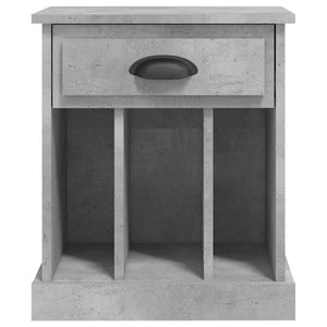 Κομοδίνα 2 τεμ. Γκρι Σκυροδέματος 43x36x50 εκ.