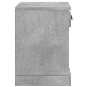 Κομοδίνα 2 τεμ. Γκρι Σκυροδέματος 43x36x50 εκ.