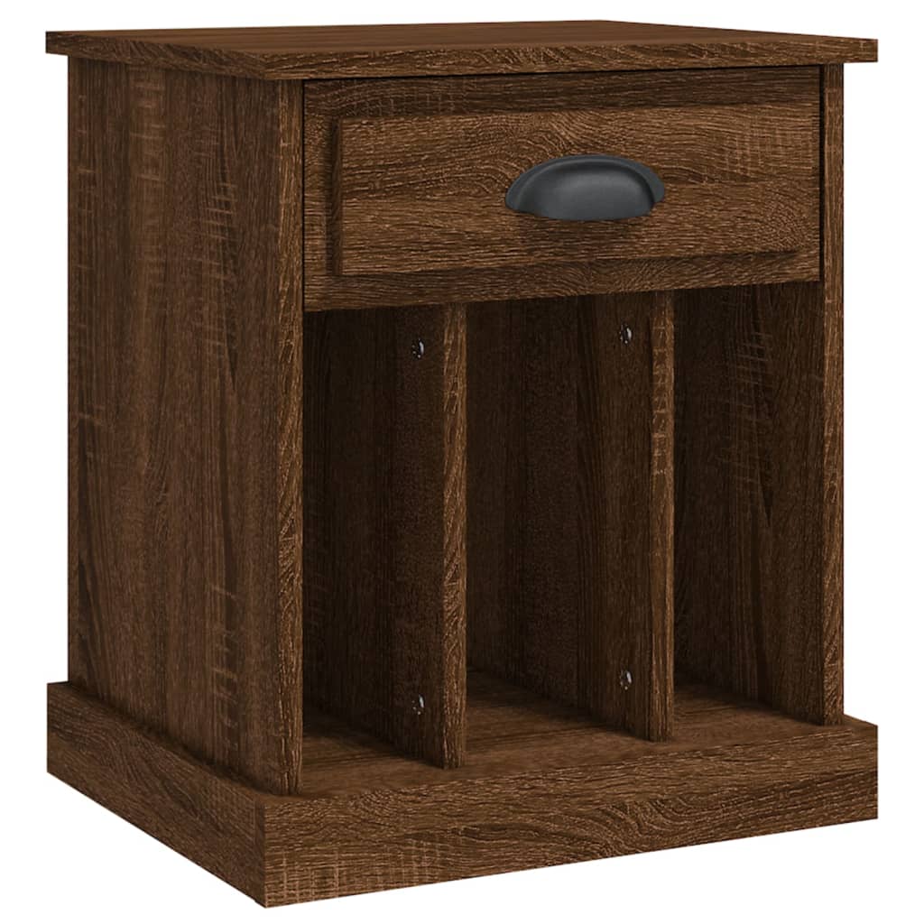 Κομοδίνο Καφέ Δρυς 43x36x50 εκ.