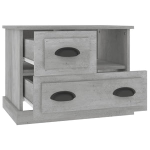 Κομοδίνα Γκρι Σκυροδέματος 60x39x45 εκ.