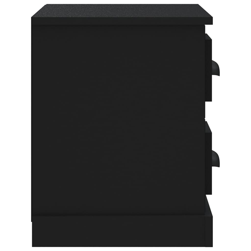 Κομοδίνο Μαύρο 60 x 35,5 x 45 εκ. - Pakobazaar