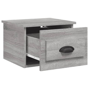 Κομοδίνο Επιτοίχιο Γκρι Sonoma 41,5 x 36 x 28 εκ.