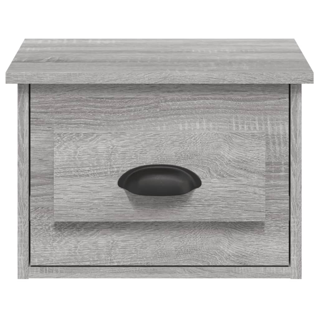 Κομοδίνο Επιτοίχιο Γκρι Sonoma 41,5 x 36 x 28 εκ.
