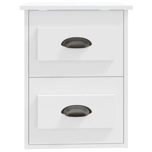 Κομοδίνο Επιτοίχιο Λευκό 41,5 x 36 x 53 εκ.