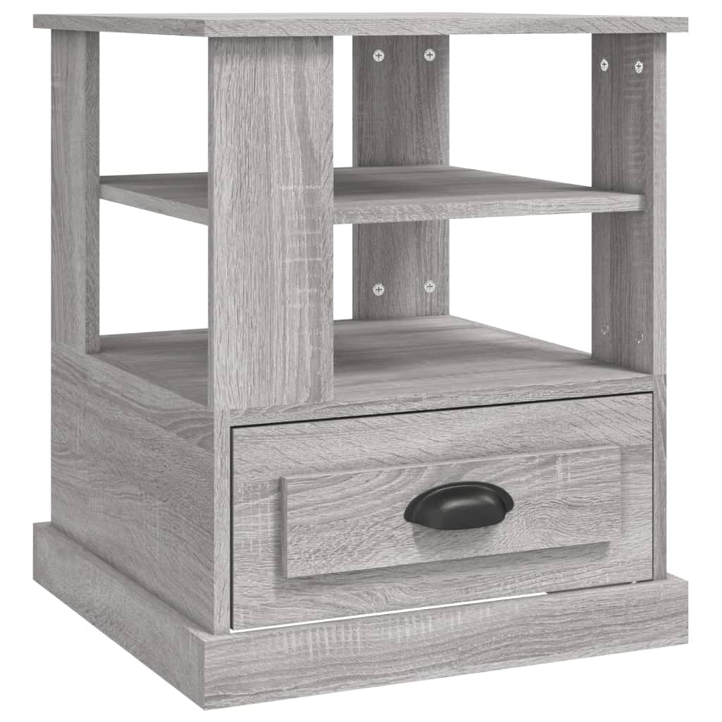 Βοηθητικό Τραπέζι Γκρι Sonoma 50x50x60 εκ. Επεξεργασμένο Ξύλο