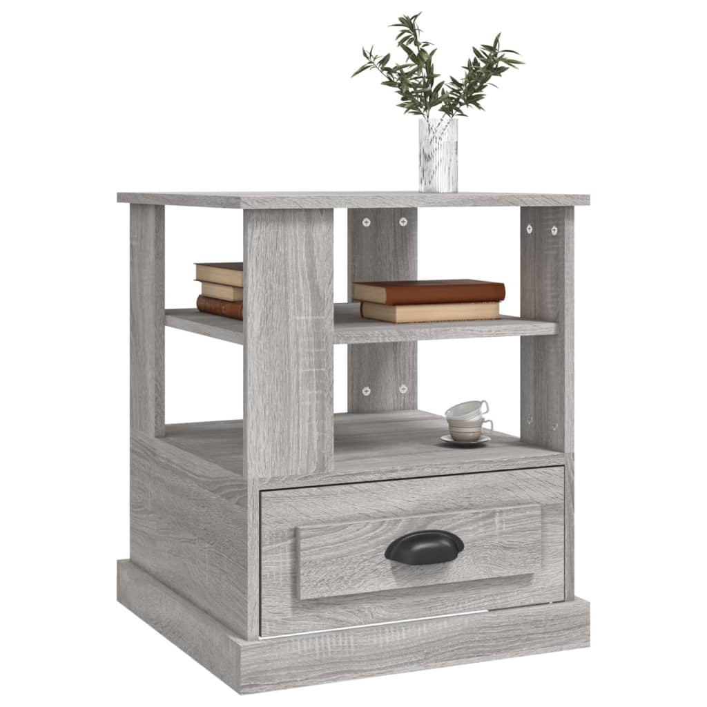 Βοηθητικό Τραπέζι Γκρι Sonoma 50x50x60 εκ. Επεξεργασμένο Ξύλο