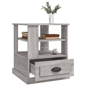 Βοηθητικό Τραπέζι Γκρι Sonoma 50x50x60 εκ. Επεξεργασμένο Ξύλο