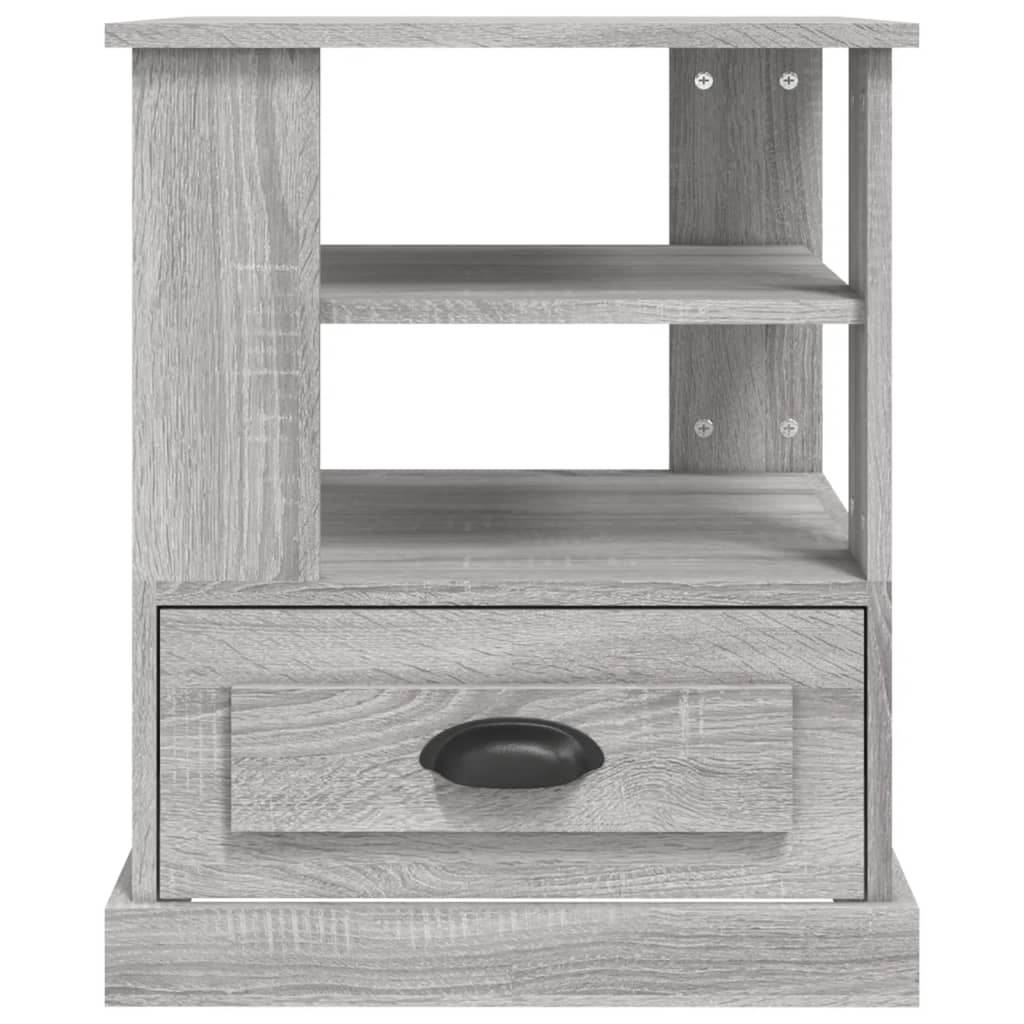 Βοηθητικό Τραπέζι Γκρι Sonoma 50x50x60 εκ. Επεξεργασμένο Ξύλο