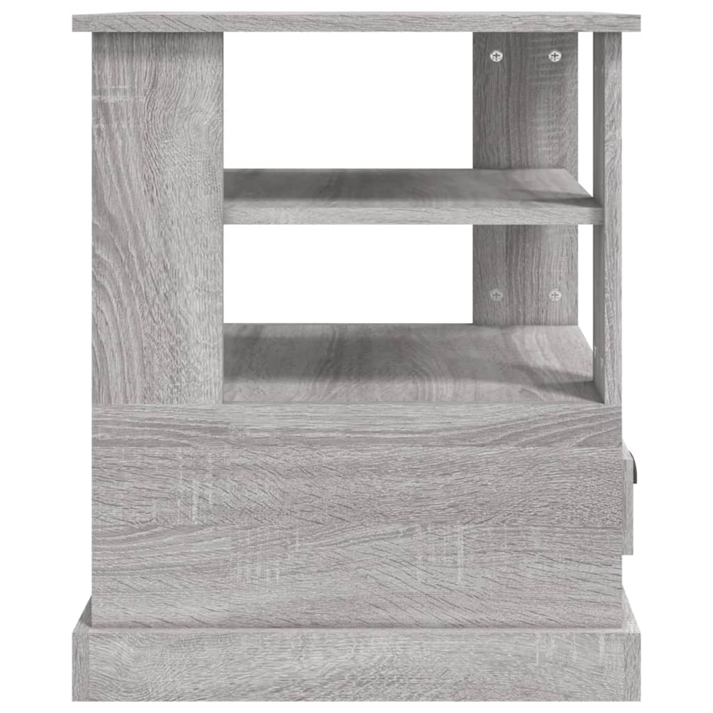 Βοηθητικό Τραπέζι Γκρι Sonoma 50x50x60 εκ. Επεξεργασμένο Ξύλο