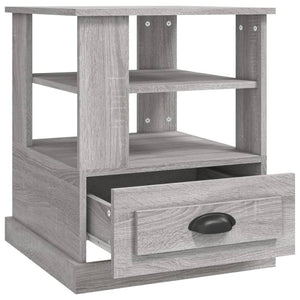 Βοηθητικό Τραπέζι Γκρι Sonoma 50x50x60 εκ. Επεξεργασμένο Ξύλο