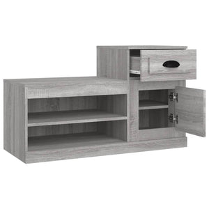 Παπουτσοθήκη Γκρι Sonoma 100x42x60 εκ. από Επεξεργασμένο Ξύλο
