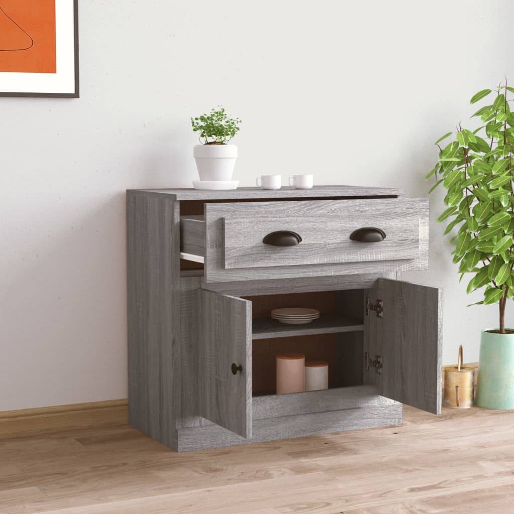 Μπουφές Γκρι Sonoma 70x35,5x67,5 εκ. από Επεξεργασμένο Ξύλο