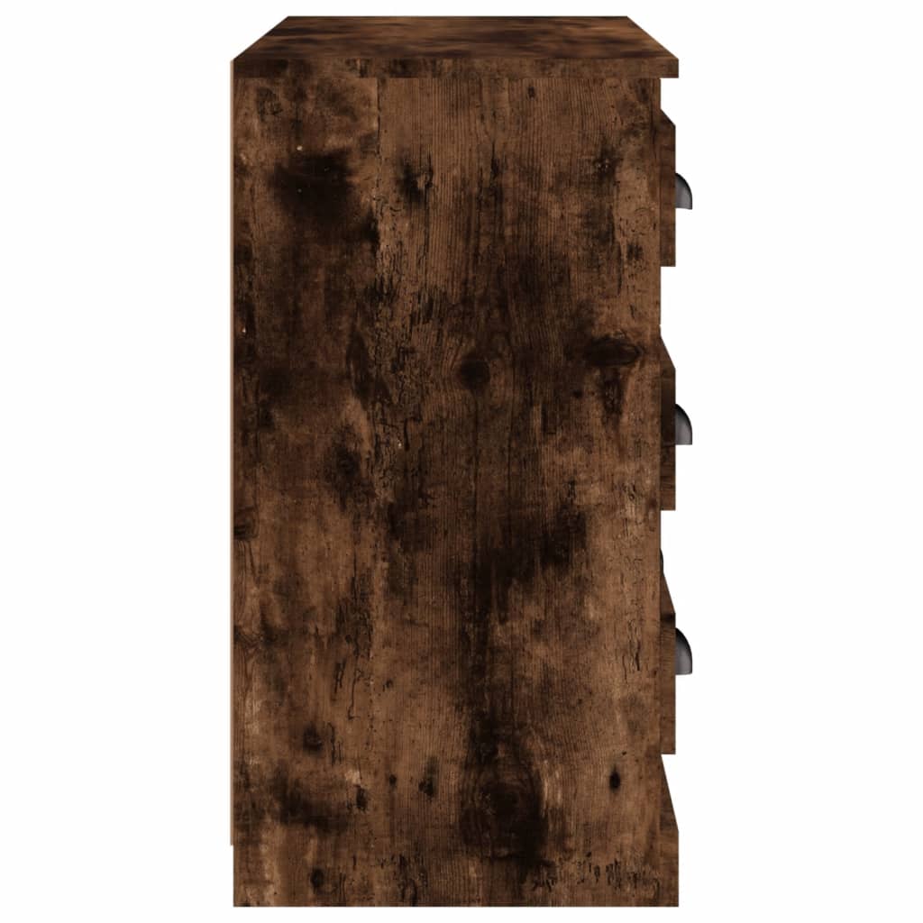 Μπουφές Καπνιστή Δρυς 70x35,5x67,5 εκ. από Επεξεργασμένο Ξύλο - Pakobazaar