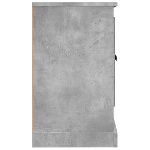 Μπουφές Γκρι Σκυροδέματος 100x35,5x60 εκ. Επεξεργασμένο Ξύλο - Pakobazaar