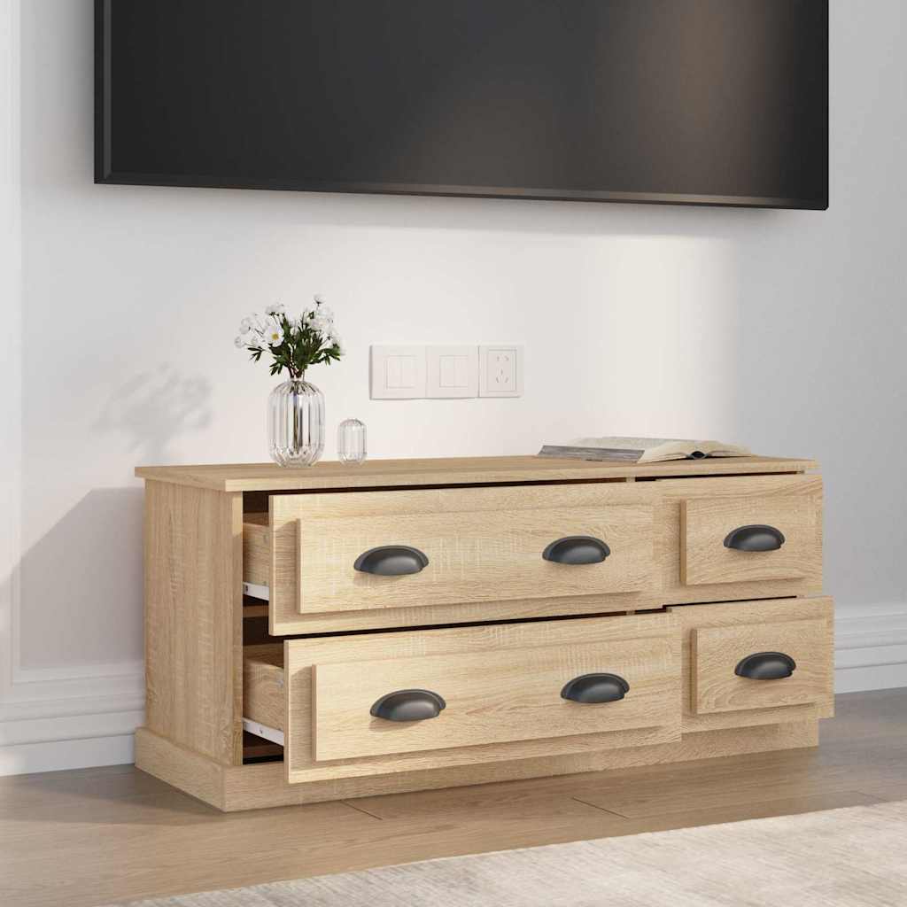 Έπιπλο Τηλεόρασης Sonoma Δρυς 100x35,5x45 εκ. Επεξ. Ξύλο