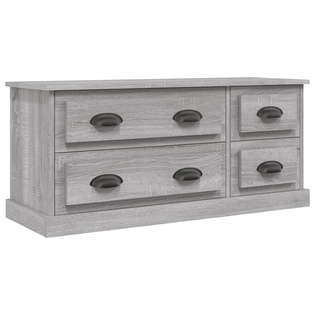Έπιπλο Τηλεόρασης Γκρι Sonoma 100x35,5x45 εκ. Επεξ. Ξύλο