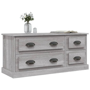 Έπιπλο Τηλεόρασης Γκρι Sonoma 100x35,5x45 εκ. Επεξ. Ξύλο