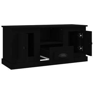 Έπιπλο Τηλεόρασης Μαύρο 100x35,5x45εκ. Επεξ. Επεξεργασμένο Ξύλο
